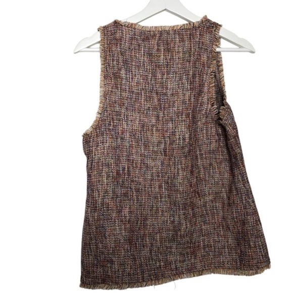 New Zara Tweed Sleeveless Top - Picture 3 of 3